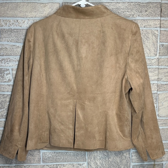 Black Label By Chico"s‎ Suede Jacket - Picture 4 of 5